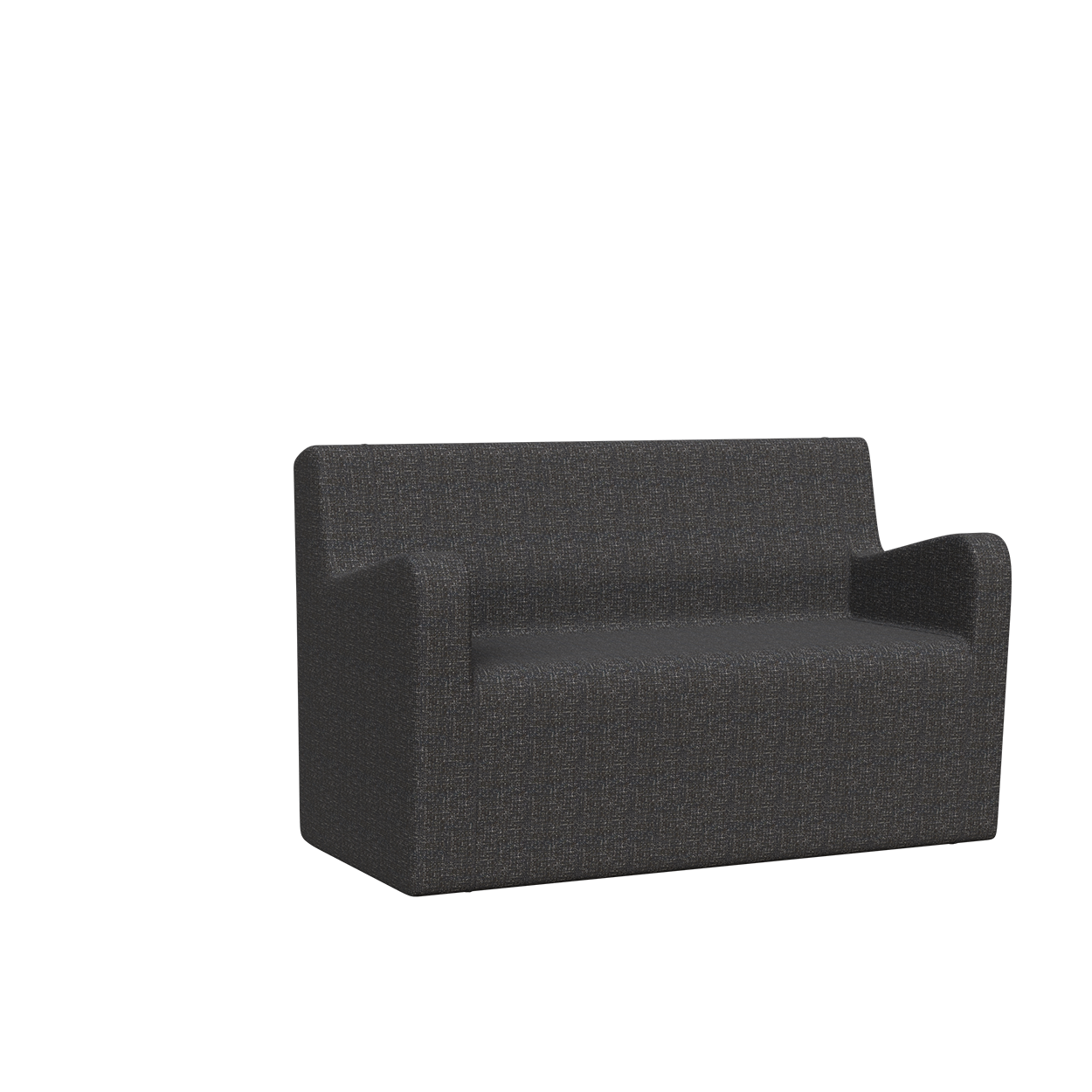 Abecca Anti Ligature Eagle 2 Seater Arm Couch 915 EF41 Urban Dusk