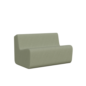 Abecca Anti Ligature Eagle 2 Seater Couch Low Back Couch EF12 Tessuto Menta