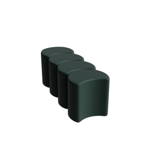 Abecca Anti Ligature Eagle Crescent Ottoman EF126 Marlo Crescent