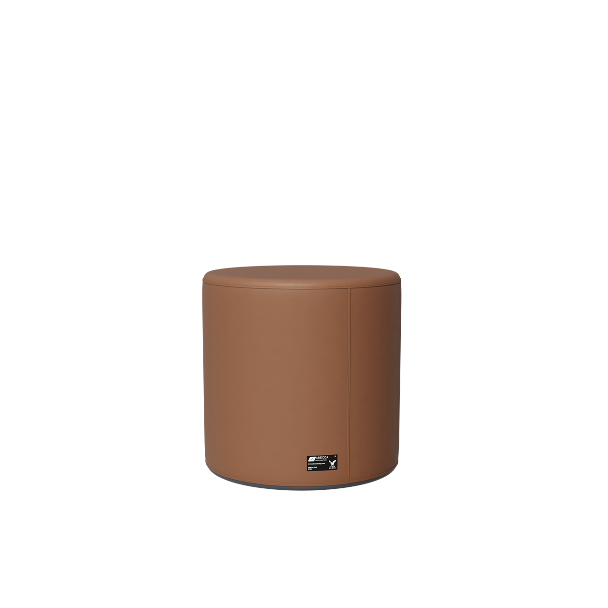 Abecca Anti Ligature Eagle Round Ottoman EF121 Marlo Umber 3