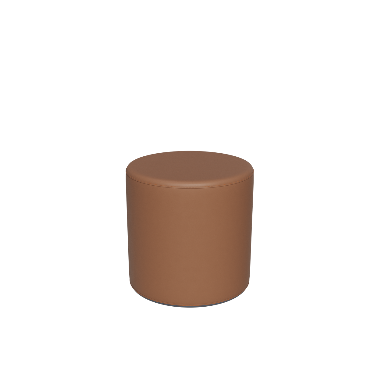 Abecca Anti Ligature Eagle Round Ottoman EF121 Marlo Umber