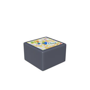 Anti-Ligature Furniture: #1 for Mental Health Safe Solutions - Balancing Safety and Comfort - Corrections 5 Abecca Anti Ligature Hawk Games Ottoman Snakes Ladders HF102 Grey3