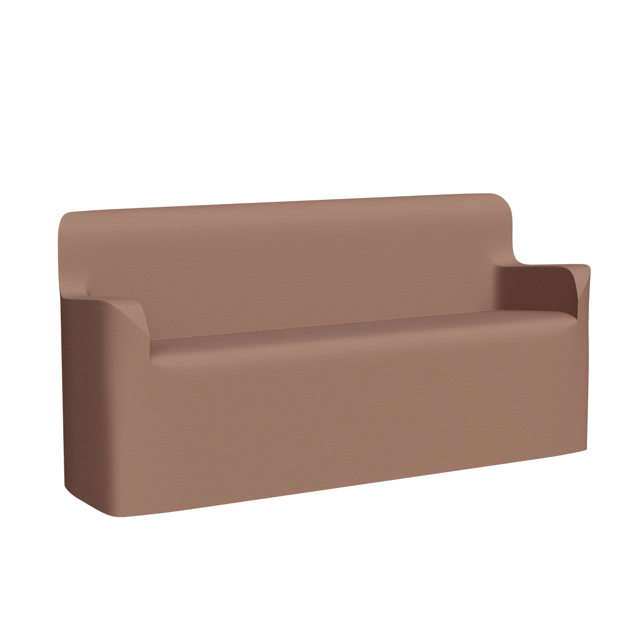 Abecca Anti Ligature Armadillo Limbershield 3 seater Arm Couch AR50 Pantone 17 1230TCX