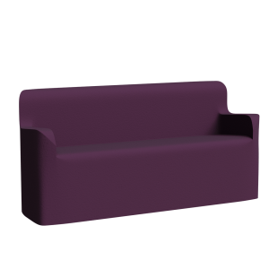Abecca Anti Ligature Armadillo Limbershield 3 seater Arm Couch AR50 Pantone 518