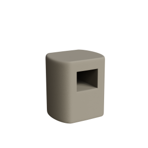 Anti-Ligature Furniture: #1 for Mental Health Safe Solutions - Balancing Safety and Comfort - Corrections 7 Abecca Anti Ligature Armadillo Limbershield Bedside AR98 Pantone Warm Grey 5 CP