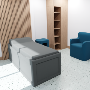 Anti-Ligature Positively Transforming Mental Health and Correctional Facilities 3 Anti-ligature mattress and bed base Armadillo™