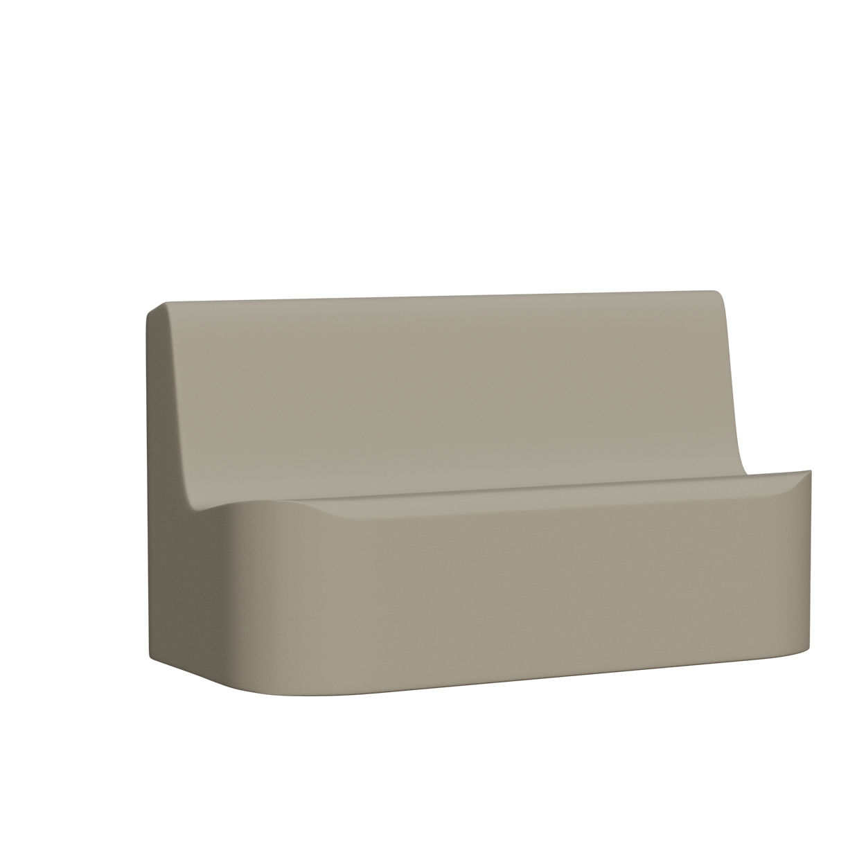 Abecca Anti Ligature Armadillo Limbershield 2 seater Couch AR10 Pantone Warm Grey