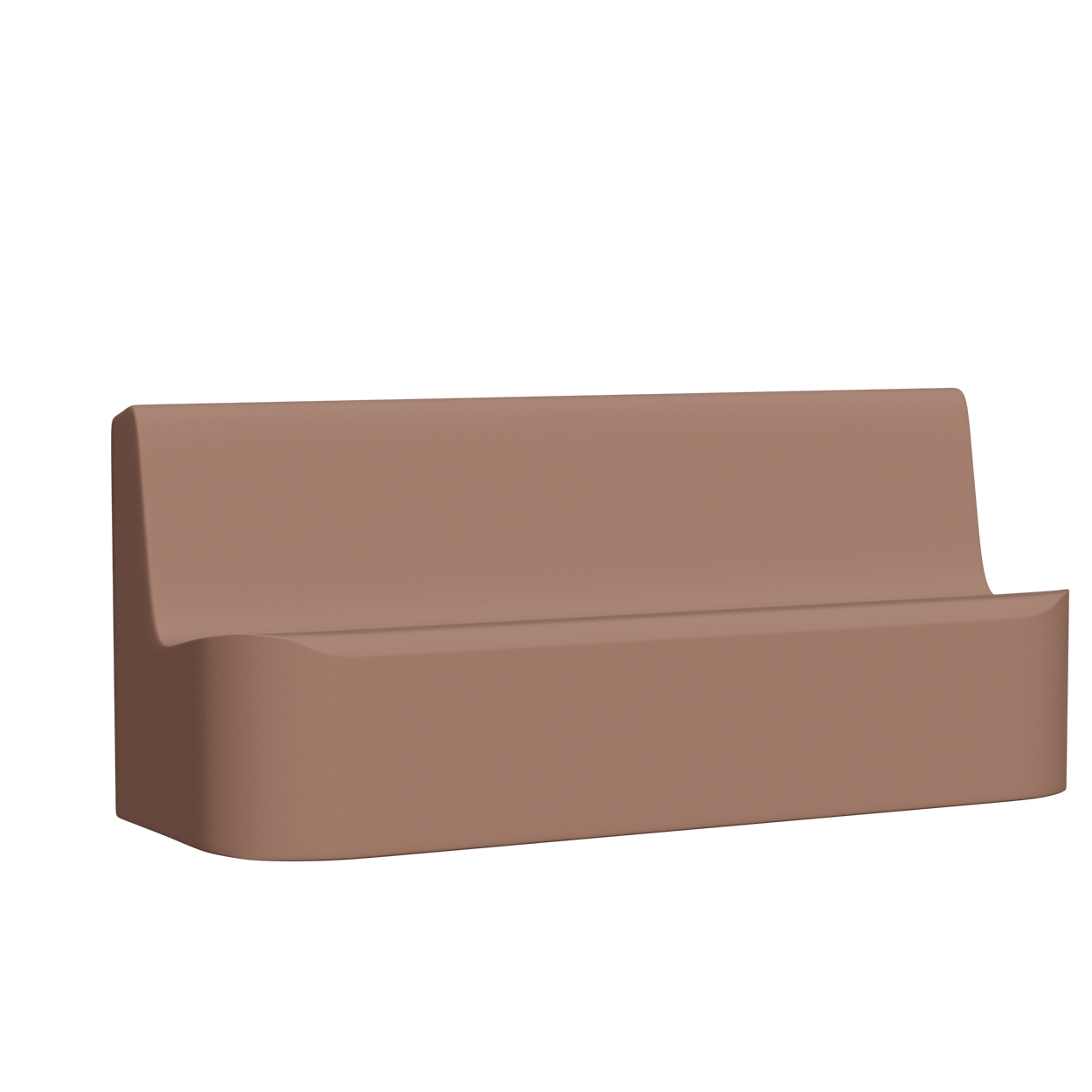 Abecca Anti Ligature Armadillo Limbershield 3 seater Couch AR20 Pantone Mocha Mousse