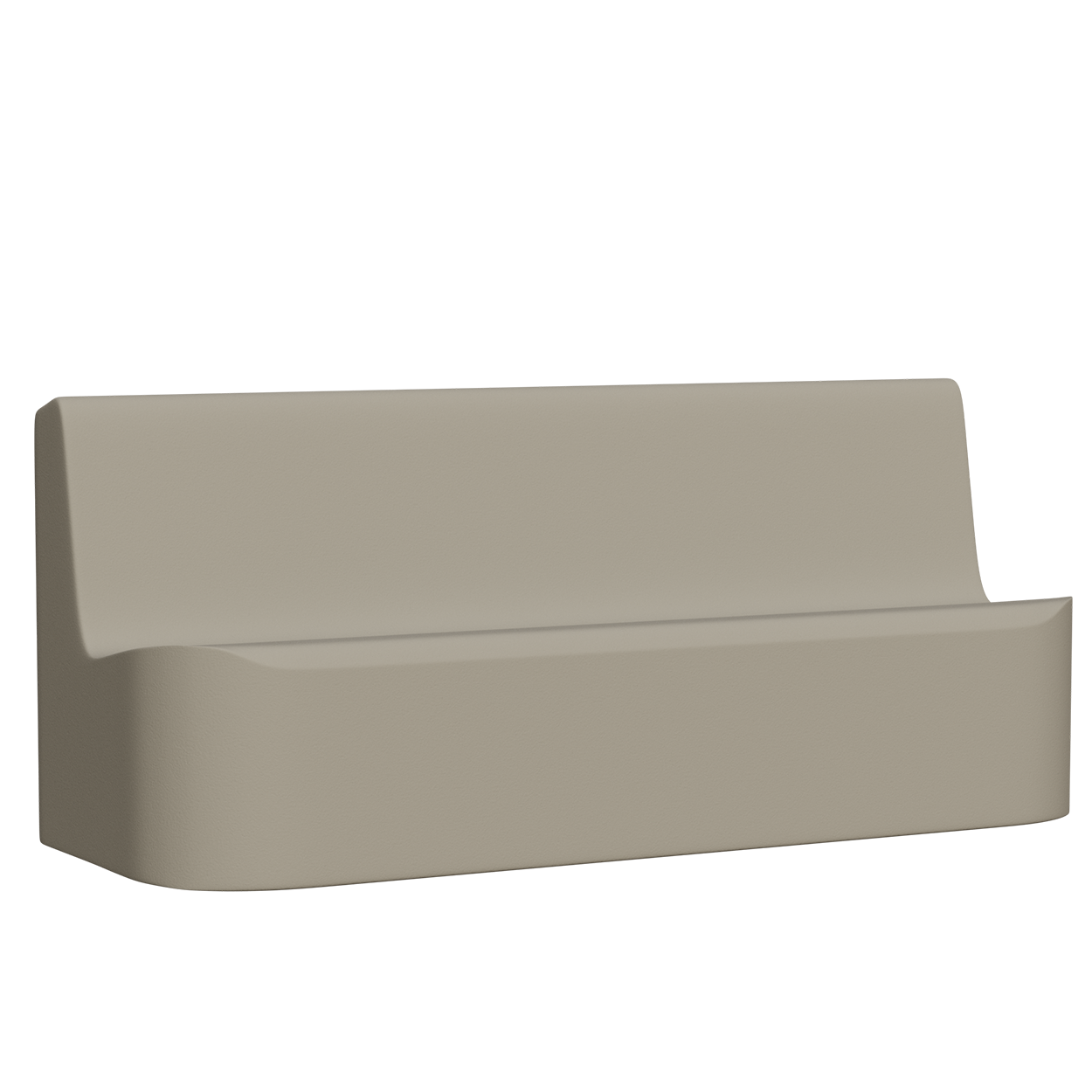 Abecca Anti Ligature Armadillo Limbershield 3 seater Couch AR20 Pantone Warm Grey