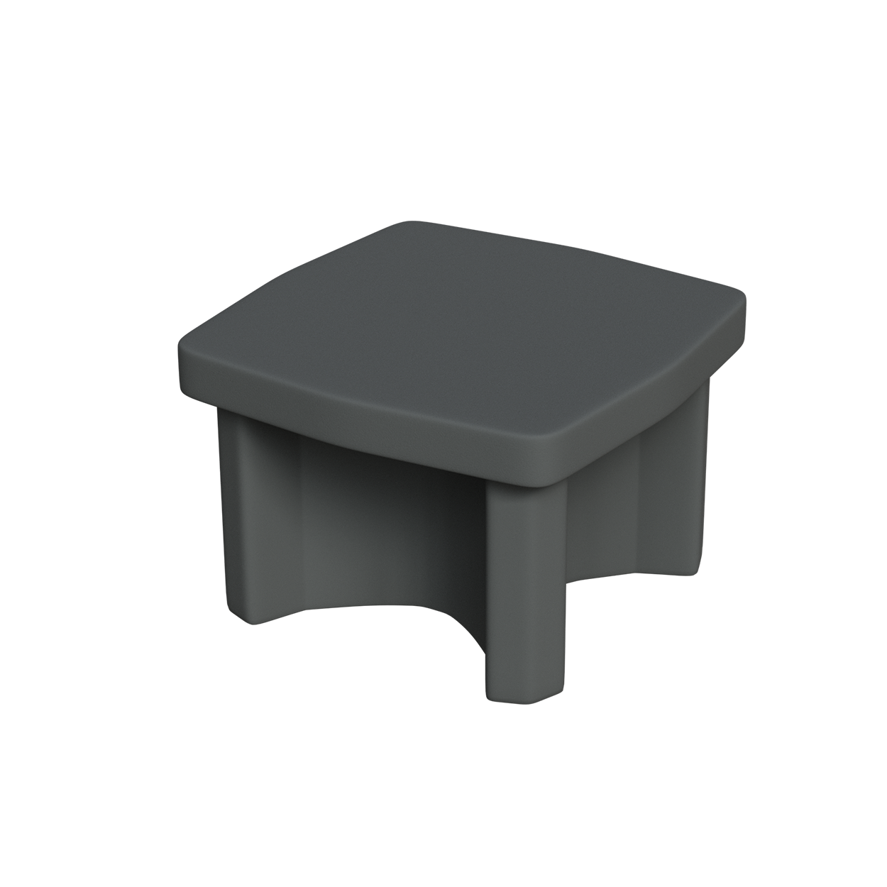 Abecca Anti Ligature Armadillo Limbershield Square Dining Table AR83 Pantone 4252
